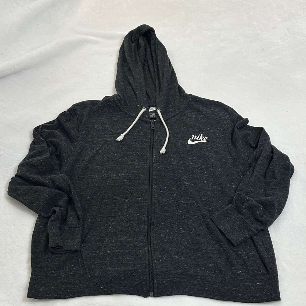 Nike Black Zip-Up Hoodie